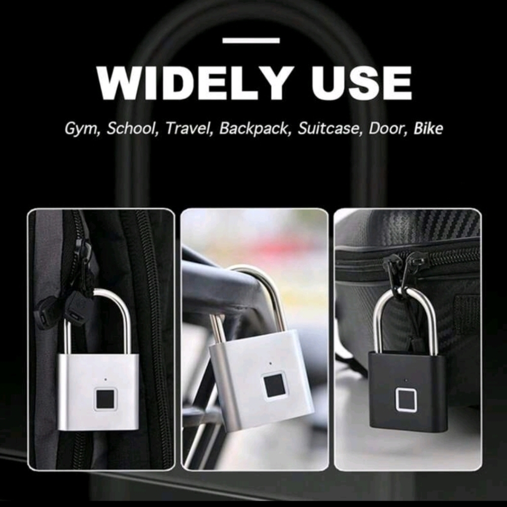 Fingerprint Padlock - Picture 5 of 6